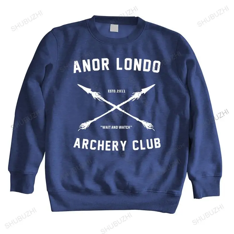 Мужская толстовка с круглым вырезом осенне-зимняя ANOR LONDO ARCHERYCLUB унисекс мужские