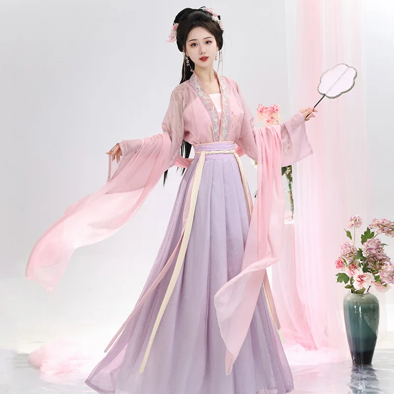 Новинка 2024 Оригинальное женское платье Цзинь ханьфу NT168 китайское Повседневное