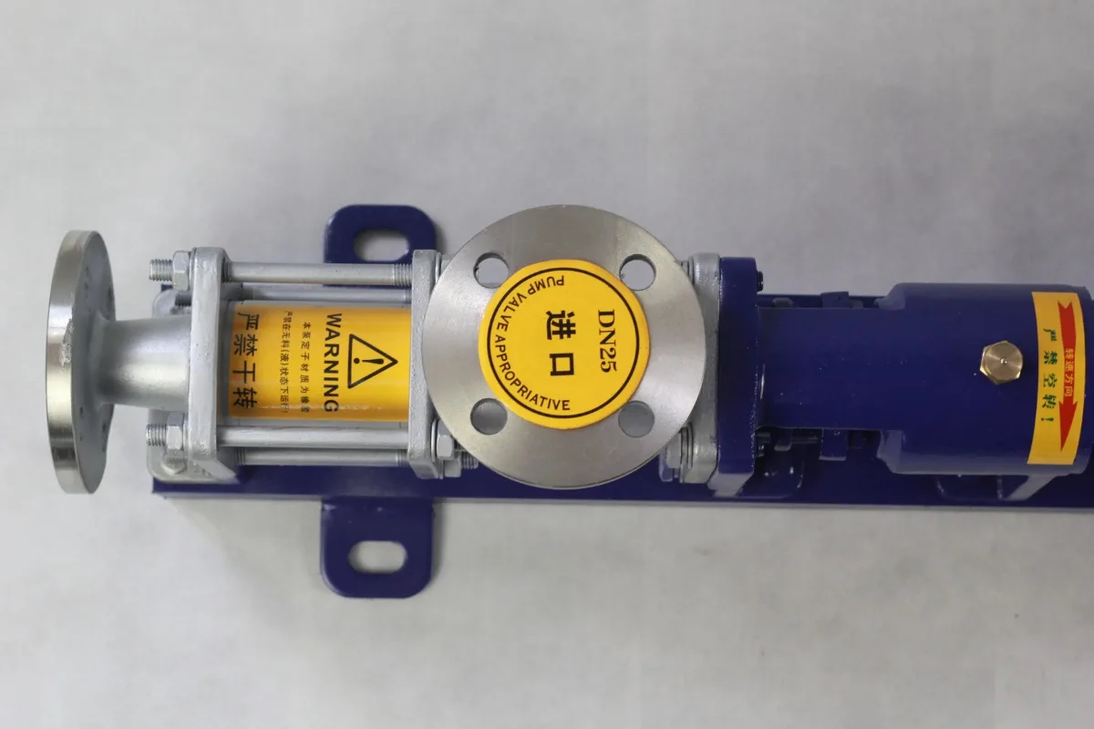 Винтовой насос пищевого качества 316L Моновинтовой из нержавеющей стали