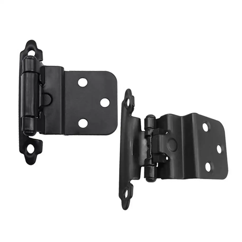 

20pcs Door Self-closing Hinge Kitchen Bedroom Cabinet Door Spring Hinge 3 8 Inch Hardware Silver
