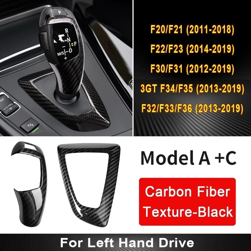 

Текстура из углеродного волокна для BMW F30 F10 F15 F07 F20 F21 F22 F32 F34 F35 5GT Автомобильная панель переключения передач Рамка ручки переключения передач Накладка на головку