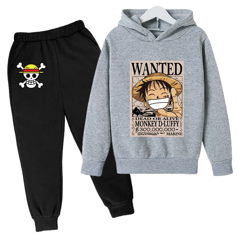New One Piece Hoodie Kids Spring Autumn Children's Fashion Hoodie Pantsuit Casual Sports Kids Clothes Boys Print Cute Sweatshirt