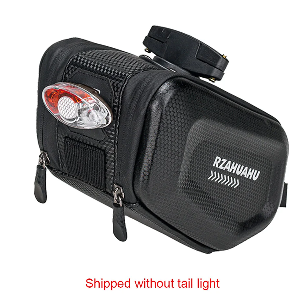 

Сумка на заднее сиденье велосипеда RZAHUAHU, сумка на заднее сиденье велосипеда с ночным отражением, твердая оболочка, велосипедные аксессуары ...