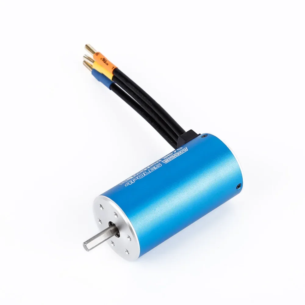 Фото RC 3670 1900KV 2150KV 2650KV 4-полюсный бессенсорный бесщеточный двигатель для моделей грузовиков 1/8 RC для аксессуаров для лодок с дистанционным управлением №4