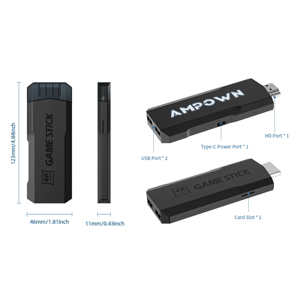 Игровая консоль GD20 2 4 ГГц 905 м Emuelec 3 70000 +