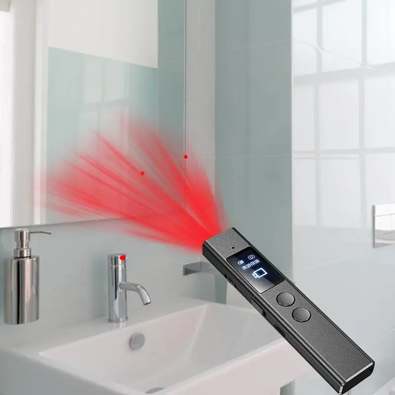 

Camera Infrred Detector Anti SpyCamera Rechargeable Security RF Signal Detector For Hotel Office Car Home Bedroom Bathroom