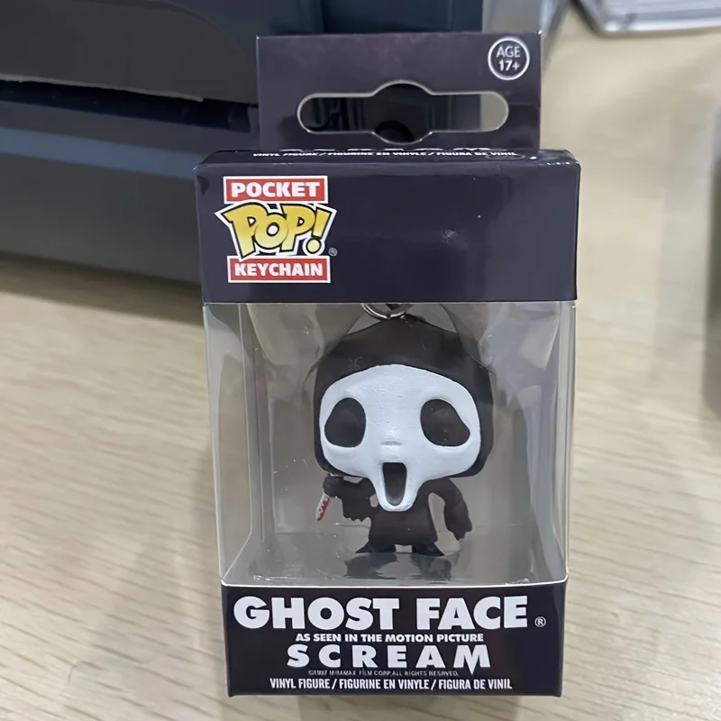 

Horrior Series Keychain Ghost Face Scream Action Figure Collection Toys