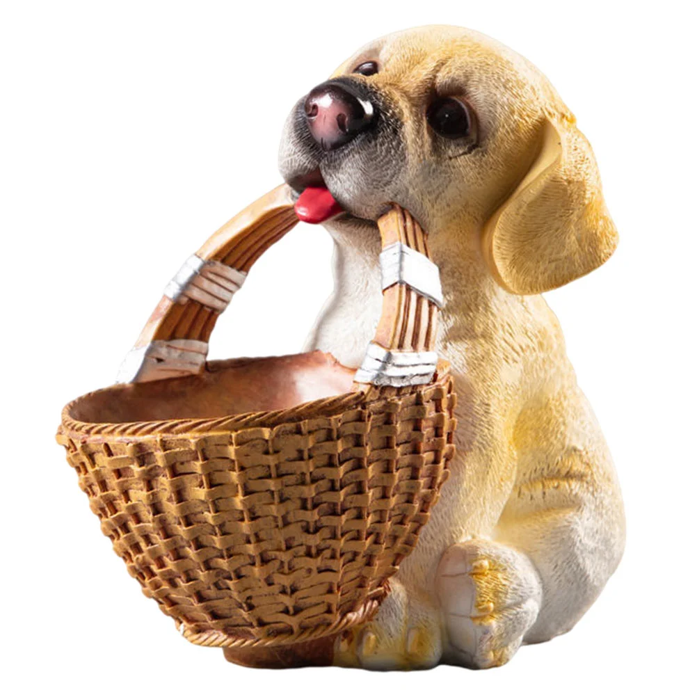 

1Pc Dog Modeling Storage Box Home Desktop Adornment Small Sundries Organizer