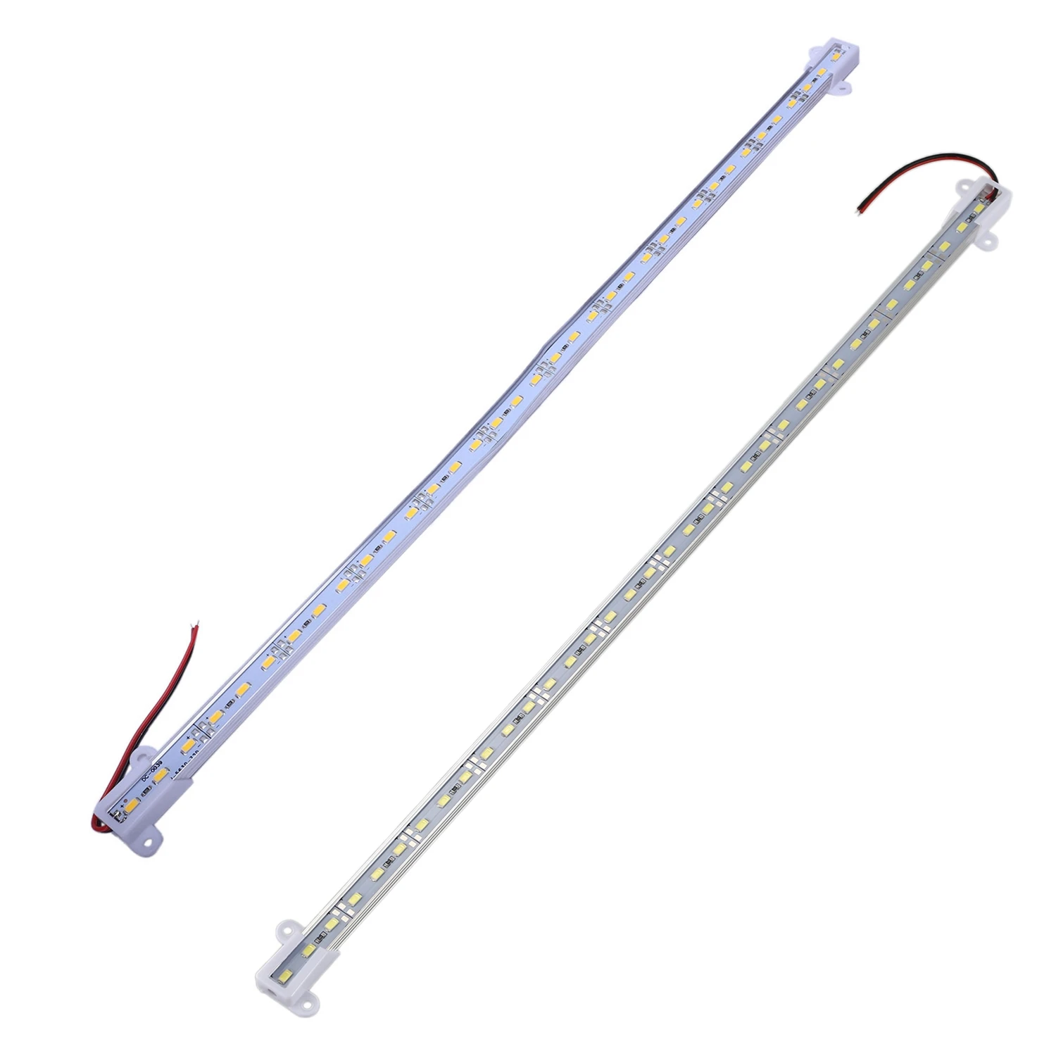 

2 Pcs 50CM 12V 36 LED 5630 SMD Hard Strip Bar Light Aluminum Rigid White & Warm White