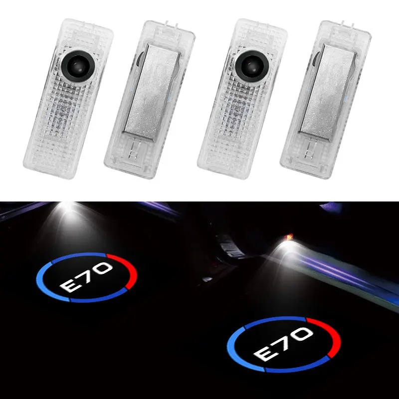 

2 Pieces Car Welcome Light Door Wireless Ghost Shadow Lamp For BMW X5 E70 Logo Auto Laser HD Projector Welcome Lamp