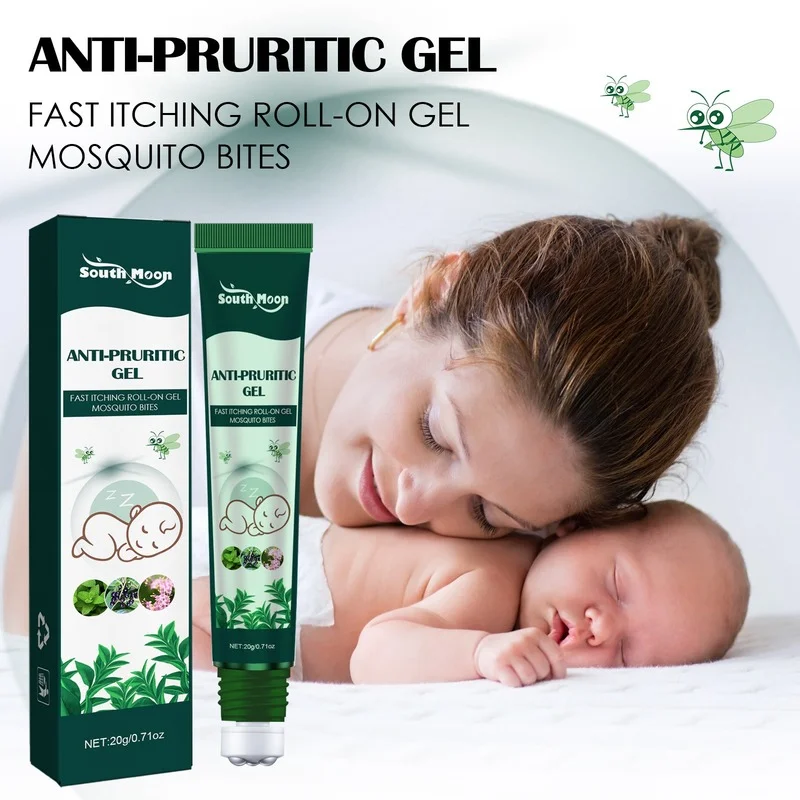 

South Moon Anti-pruritic Gel Mosquito Cream Baby Children Adults Repellent Fast Itching Roll-on Gel Mosquito Bites Anti-Itching