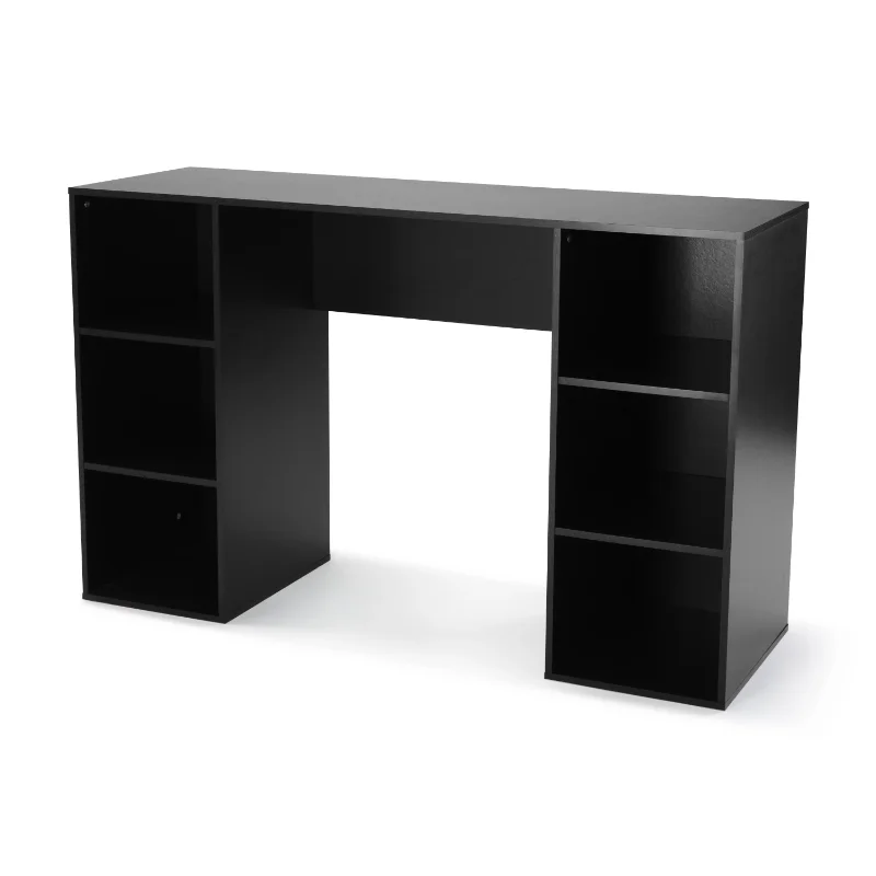 

Компьютерный стол для хранения 6 кубиков, настоящий черный дуб, орех Каньон, серый, белый