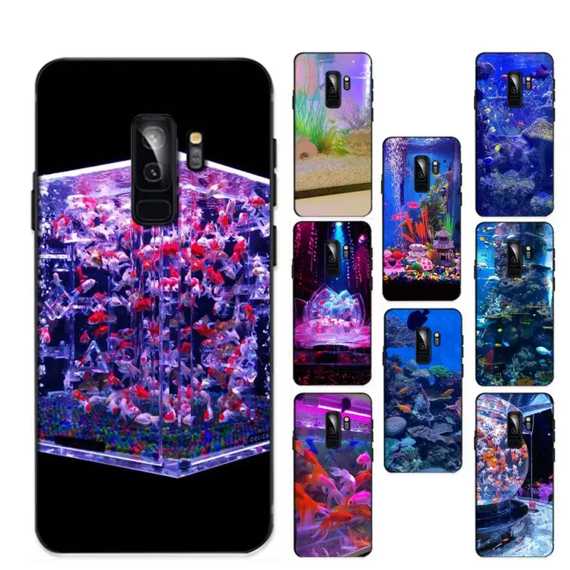 

RuiCaiCa Fish tank Phone Case for Redmi 8 9 9A for Samsung J5 J6 Note9 for Huawei NOVA3E Mate20lite cover