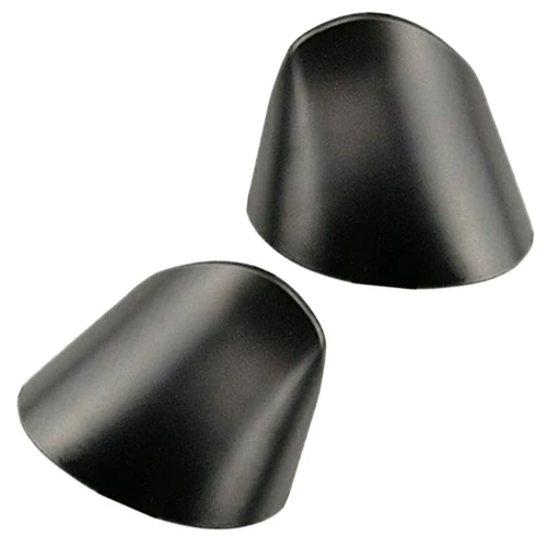 

1 Pair Car Front Left & Right Side Door Rear View Mirror Lower Housing Frame Cover Cap Black Plastic Fit for Mazda CX-5 CX-3