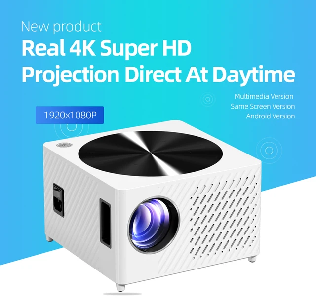 Vivicine K3 Full HD Projector WiFi Android Smart Portable Mini Projector,1920x1080P Phone LED Video Home Cinema Proyector Beamer 6