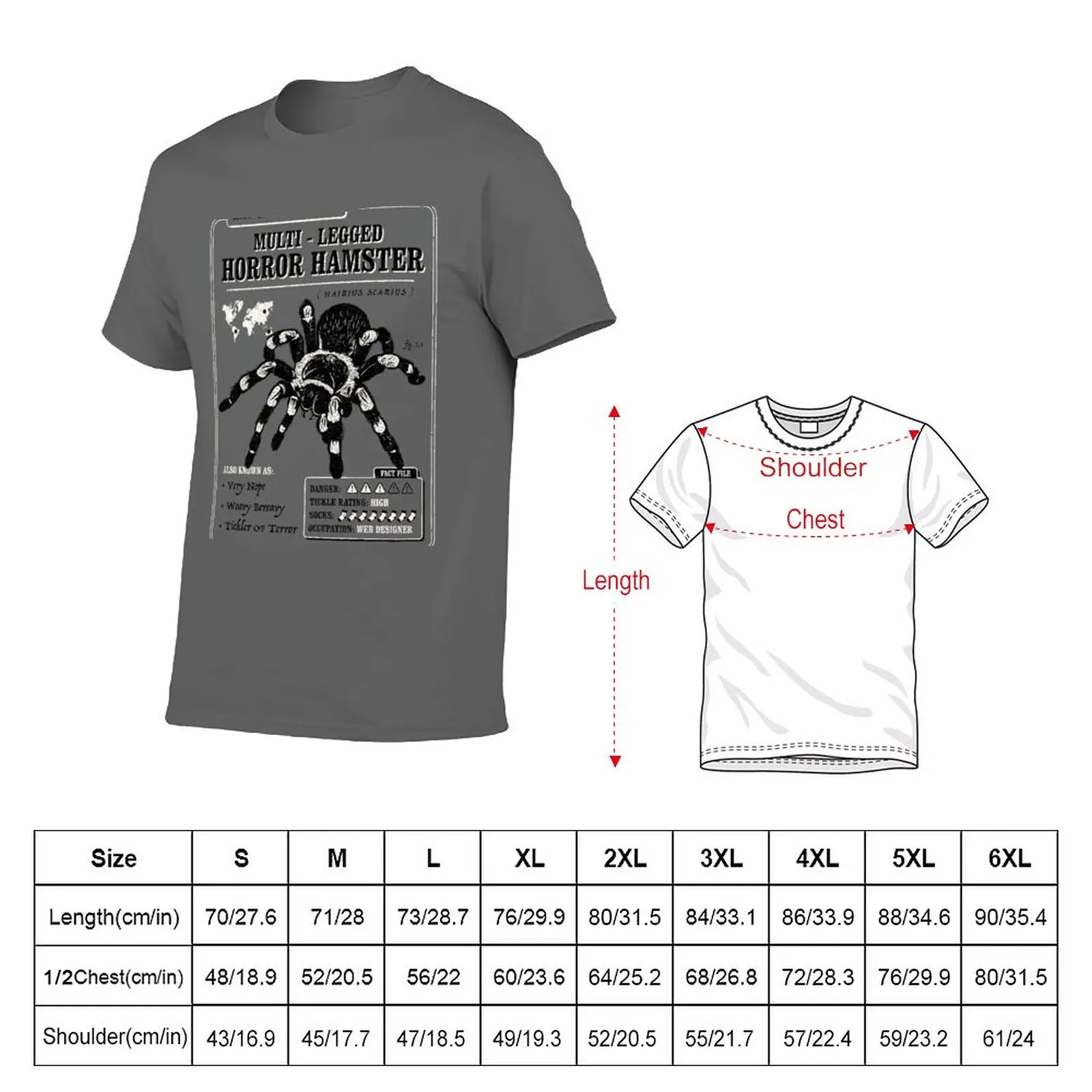 Футболка мужская с мульти-ногами и принтом животных короткий топ ужасов хомяка