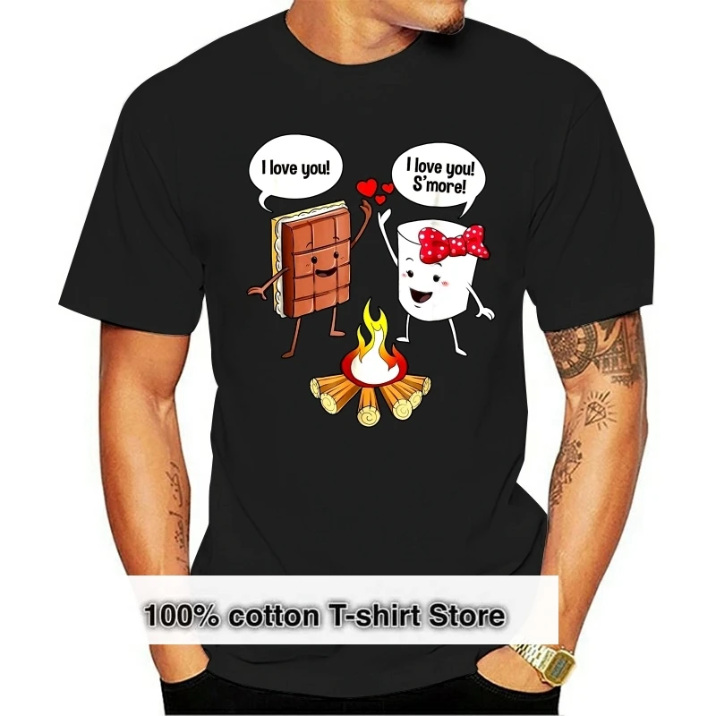 

Милая Детская Подарочная рубашка для кемпинга You Smore Boys Girls-размер от S до 5XL-TOP Gift