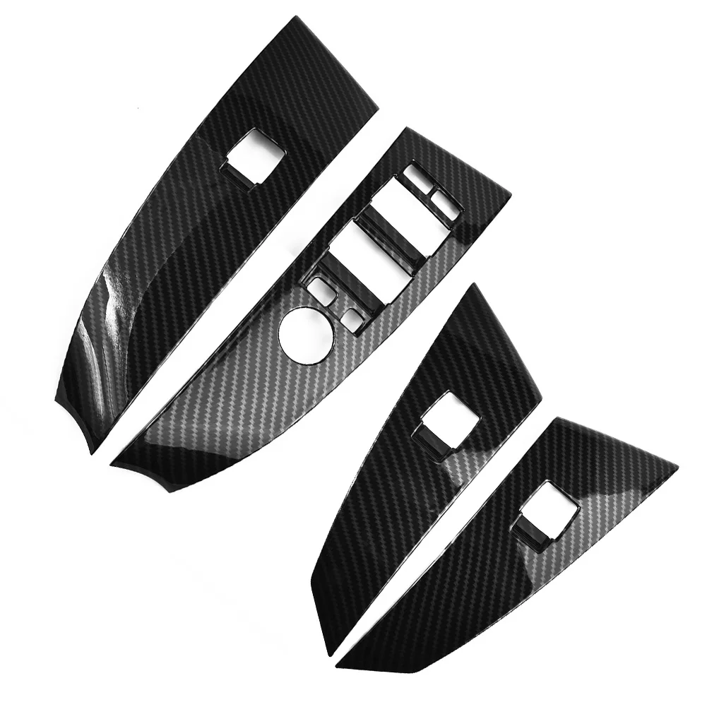 

4 шт./1 комплект, карбоновое ABS-волокно для BMW 5 серии E60 E61 2004-06
