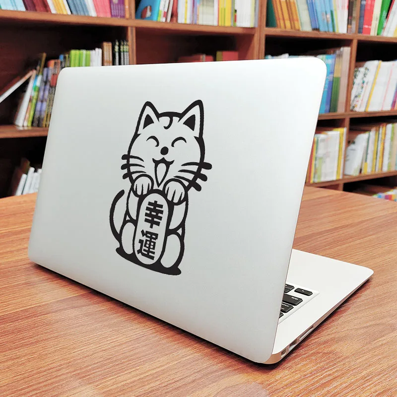 

Наклейка на ноутбук Lucky Plutus Cat для Apple Macbook 13, чехол для Pro 14 16 Air Retina 15 дюймов, Mac, Виниловая наклейка на чехол для ноутбука Dell