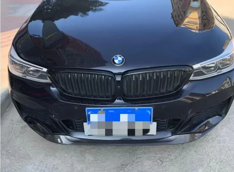 Фото Для BMW 6 серии GT G32 18-22 передний бампер из углеродного волокна, задний диффузор, разделители багажника, боковая юбка, спойлер, комплект кузова №3