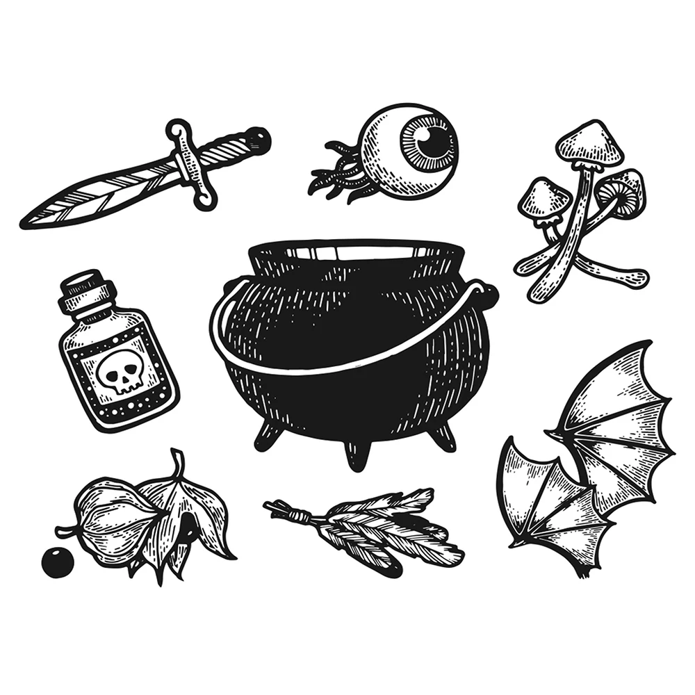 Прозрачный силиконовый штамп сладкой конфеты/печать для самостоятельного