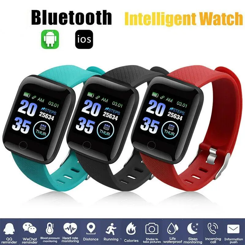 

Smart Waterproof Bracelet Heart Rate Monitoring Information Synchronization Reminder Sports Smartwatch Smart Watch For Men