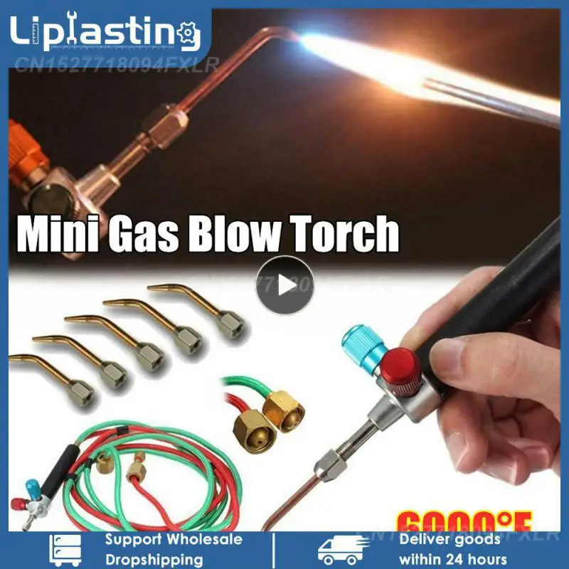 

Mini Gas Blow Torch Soldering Solder Iron Gun Oxygen Acetylene Jewelry Burner Set