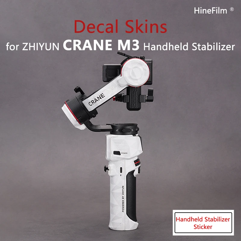 Crane M3 Gimbal Wrap Stickers Premium Decal Skin for ZHIYUN Crane-M3 Camera Stabilizer Protector Cover Film