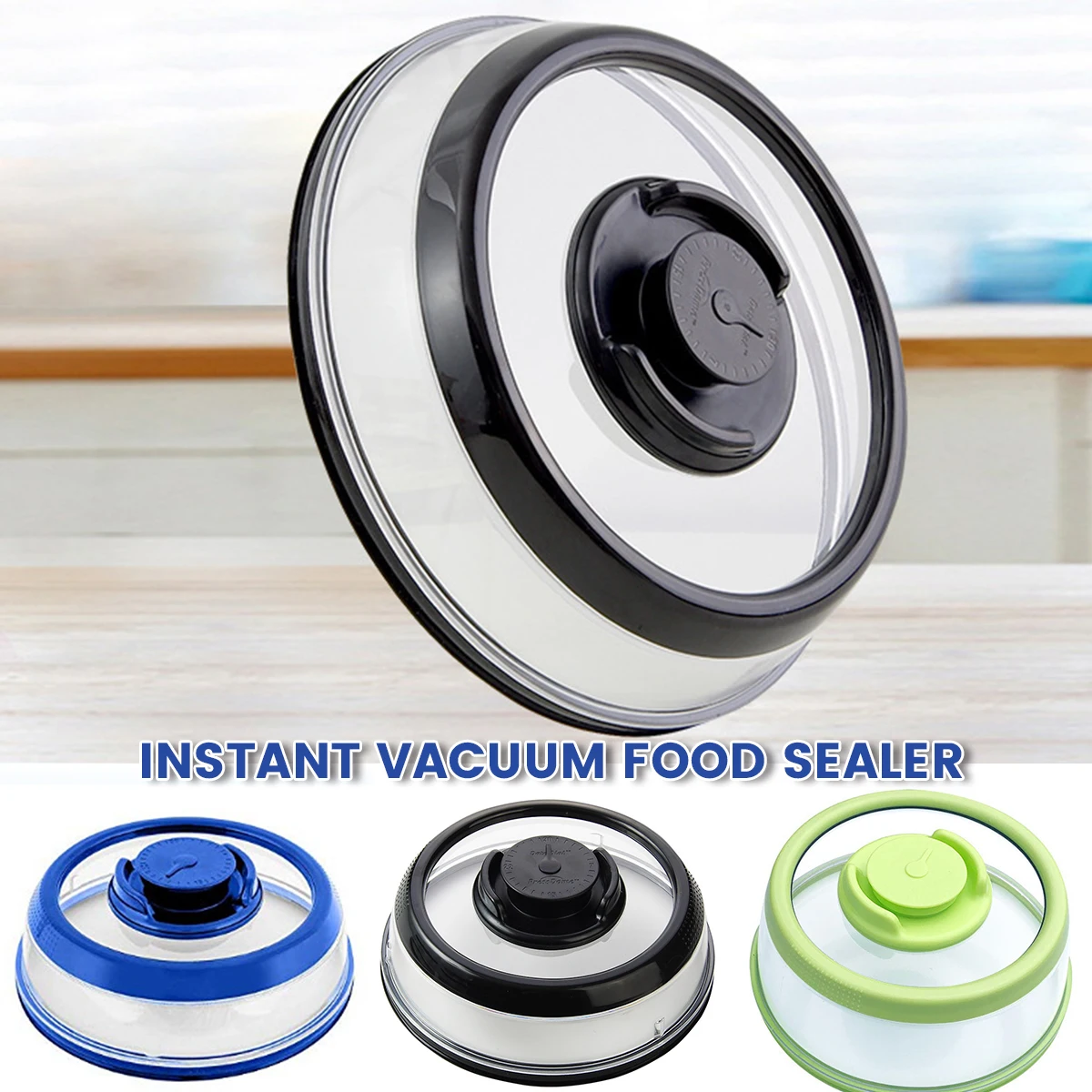 

Vacuum Food Sealer Cover Universal Vacuum Air-Tight Food Sealer Container Lightweight Durable Food Fresh Cover Refrigerator Dish