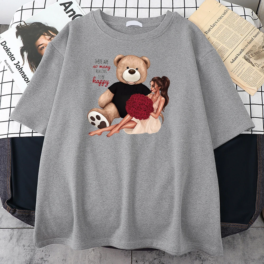

Футболки с надписью «Reson To Be Happy» есть так много, мягкий летний топ с круглым вырезом, Размеры S-Xxxl, мужские футболки, Летние удобные футболки