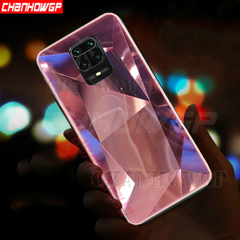 Зеркальный чехол для Xiaomi Redmi Note 9S 9 Pro 8 мягкий силиконовый | Мобильные телефоны и