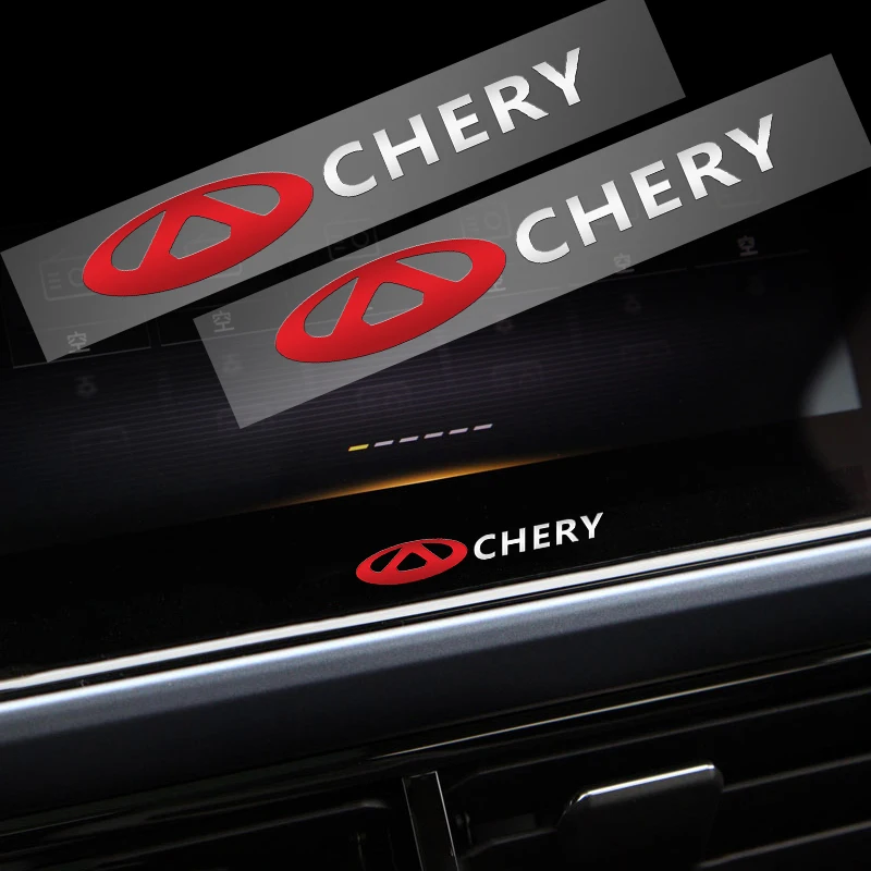 

10pcs Car Logo Center Console UV Stickers for Chery Tiggo 2 3 8 Fl M11 Fora A21 A1 A3 A5 7 Pro 2021 Iq Blossom Fulwin Car Decor