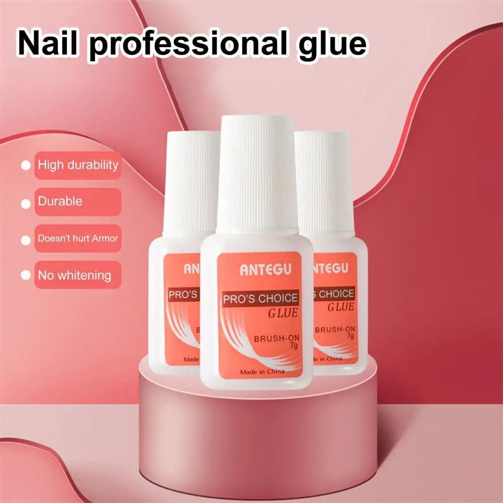

7g Nail Art Gel Safe Gentle Long Lasting Clear Quick Building Nails Finger Manicure Gel for Female Nail Glue Nail Paste Gel