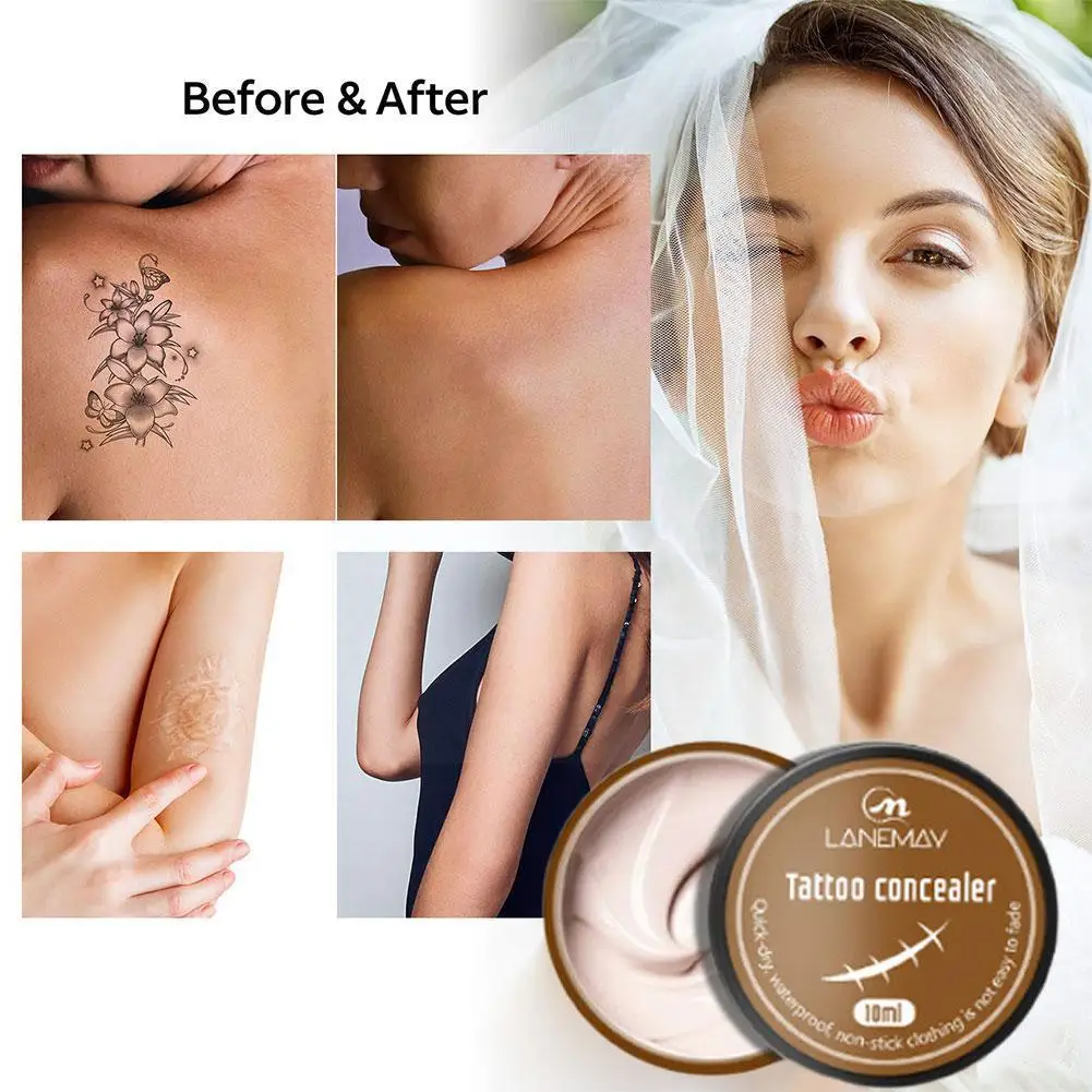 

Водостойкий консилер для татуировок, для мужчин и женщин, 2 цвета