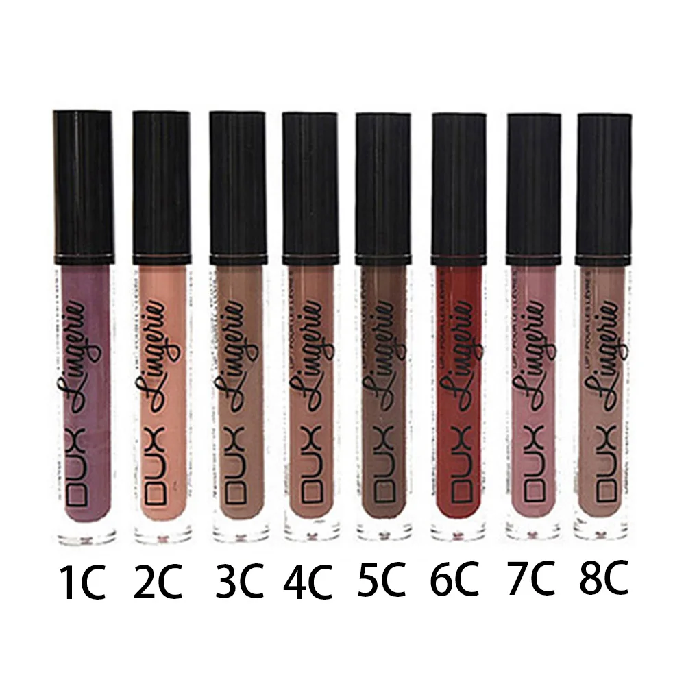 

Liquid Lipstick Lip Gloss Matte Batom New Brand Makeup Lipstick Matte Lipstick Brown Nude Chocolate Color