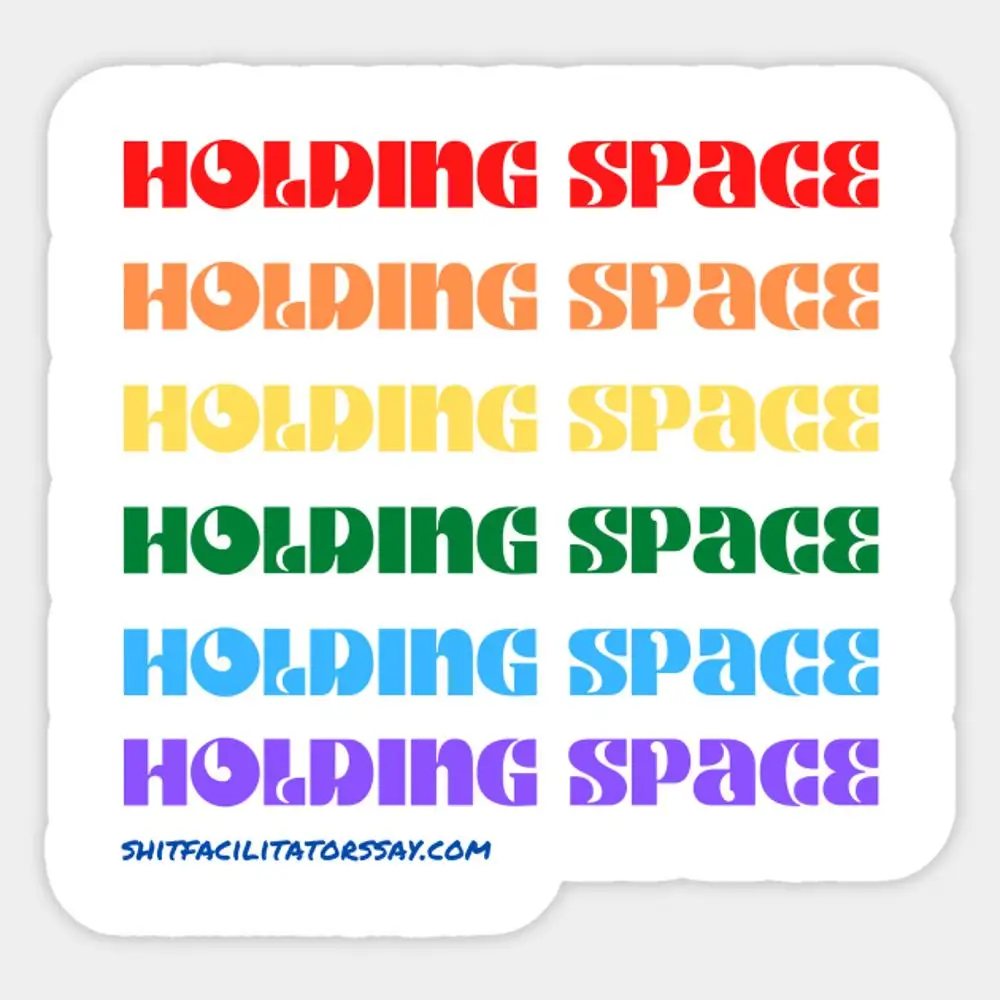 

Rainbow Holding Space Sticker for Laptop Decor Bedroom Car Cute Cartoon Art Fashionable Public Suitcase