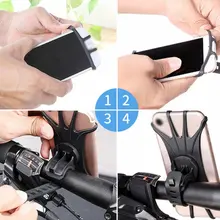 Universal Shockproof Elastic Silicone Mount Phone Holder Stand Riding Cycling Bicycle MTB Bike Phone DVR GPS Support Bracket Universal Shockproof Elastic Silicone Mount Phone Holder Stand Riding Cycling Bicycle MTB Bike Phone DVR GPS Support Bracket