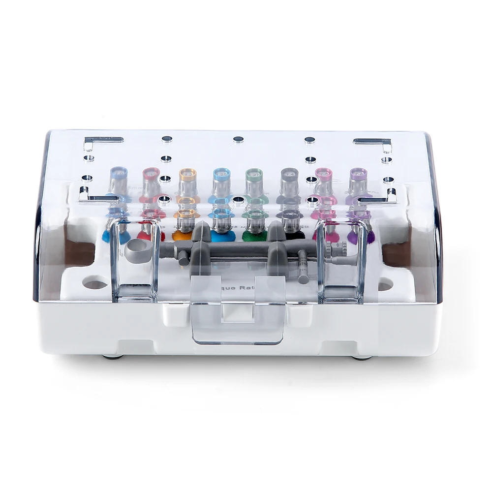 Набор динамометрических ключей AZDENT для имплантации зубов 10-70 Н.см 16 шт