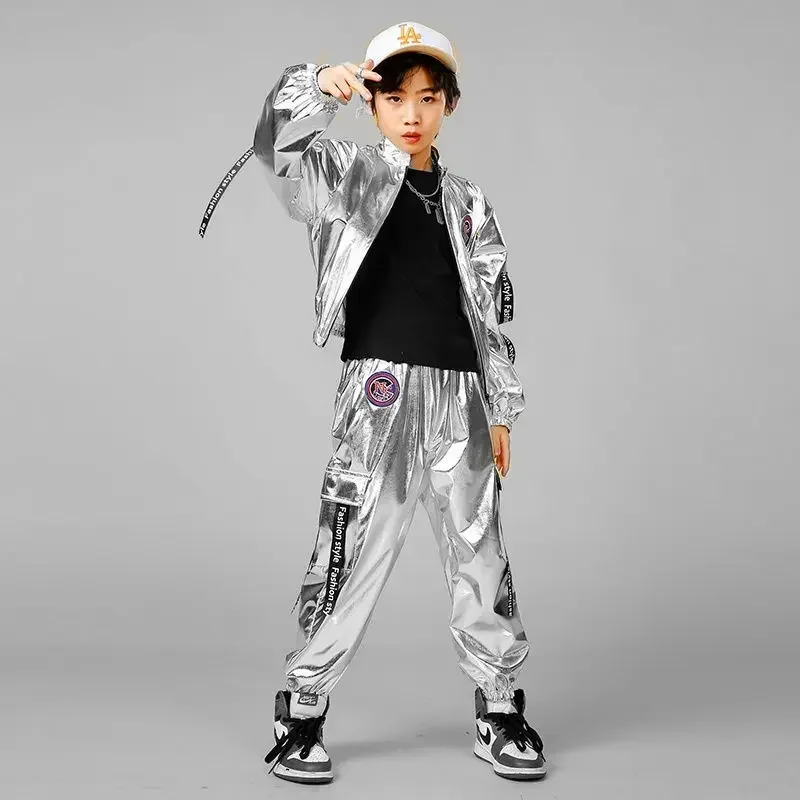 Новинка 2021 детский костюм для выступлений в стиле джаз хип-хоп уличных танцев