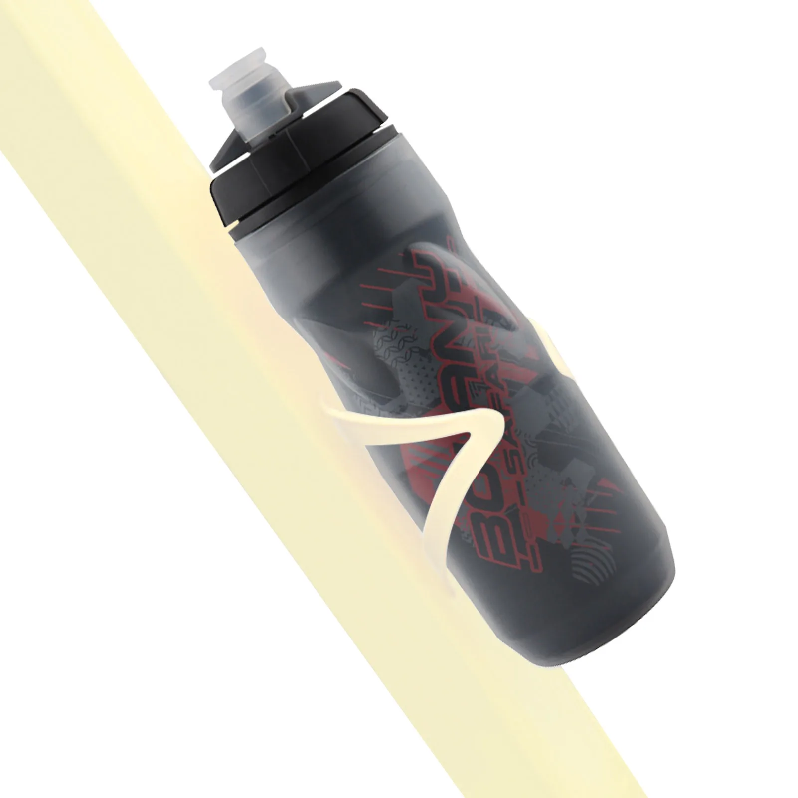 

Нескользящая Спортивная бутылка для воды 610 мл, портативные спортивные дорожные бутылки для воды, многоразовые силиконовые герметичные пор...