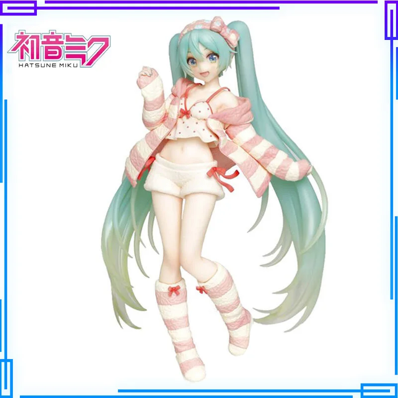 

In Stock Taito Original Vocaloid 39 Hatsune Miku Figure Costumes Model Kit PVC Collection Toy Vsinger Finished Gooods Gift