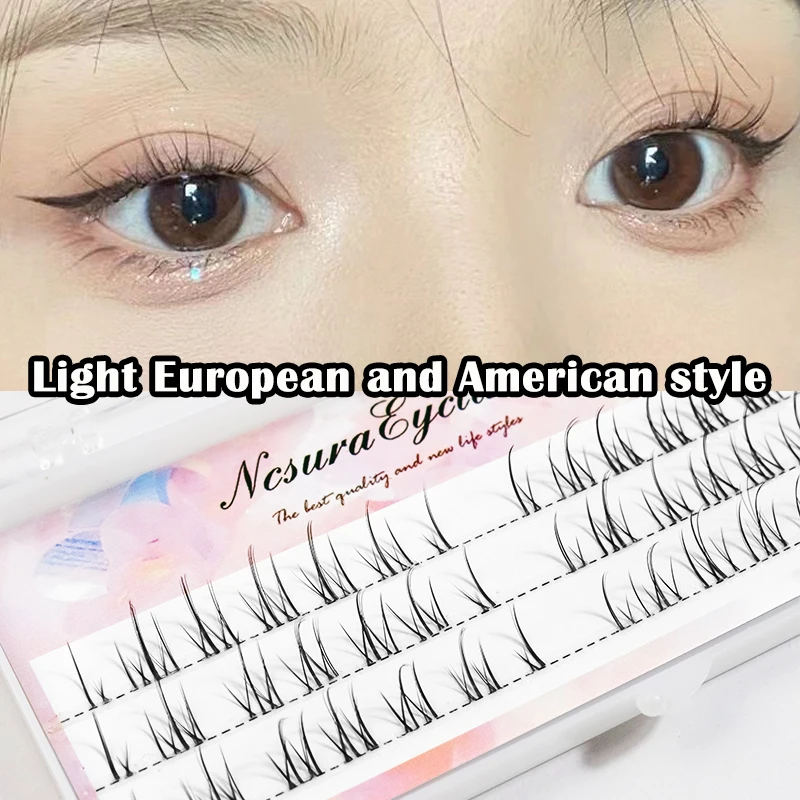 

New Comic Eye Little Devil Cos False Eyelashes Natural Simulation Grafting Single Cluster Eyelashes Makeup Beauty Tools