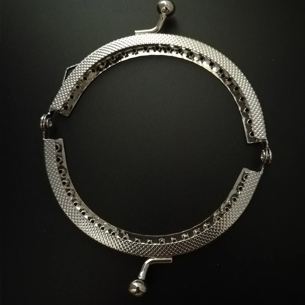 10 шт. Сделай Сам 8 5 см античная латунная металлическая рамка для кошелька кольцо