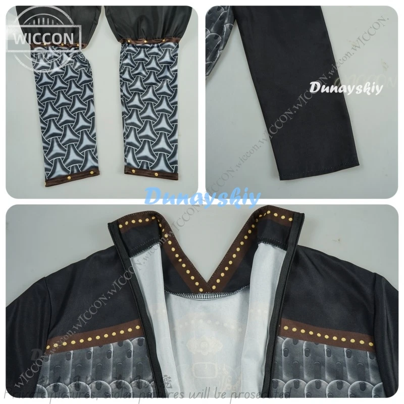 Erlang God Black Myth: Wukong New Cosplay Game Halloween Costume Combat Clothing Disguise Er-Lang Party Set