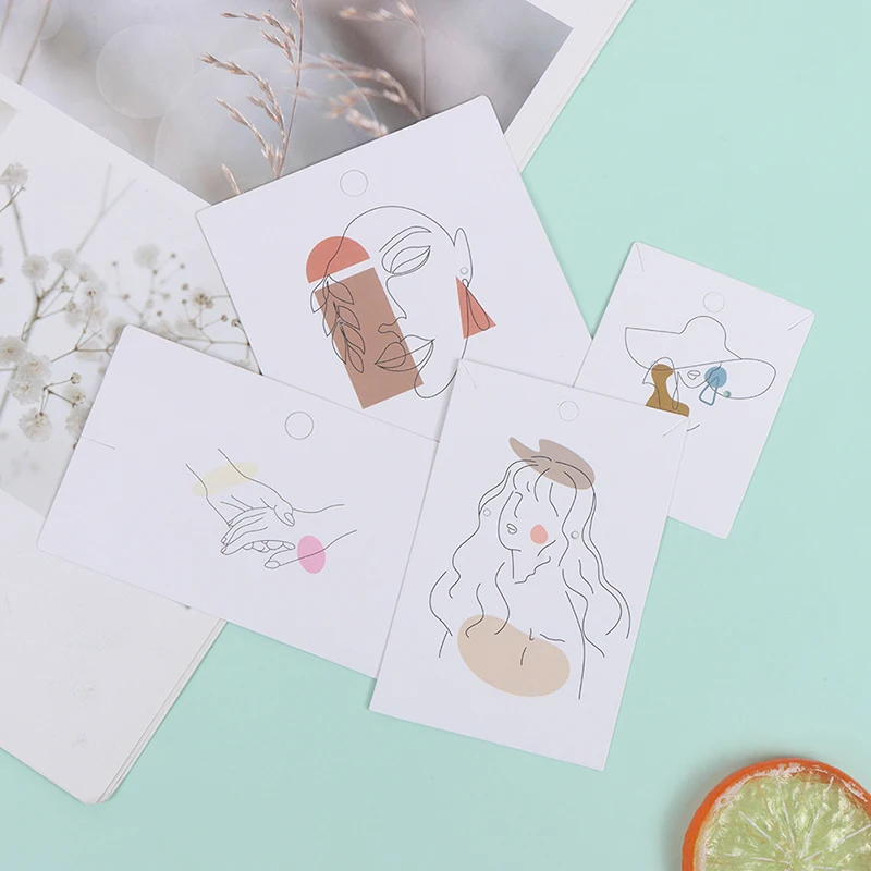 50 шт. картонная бирка для упаковки украшений |