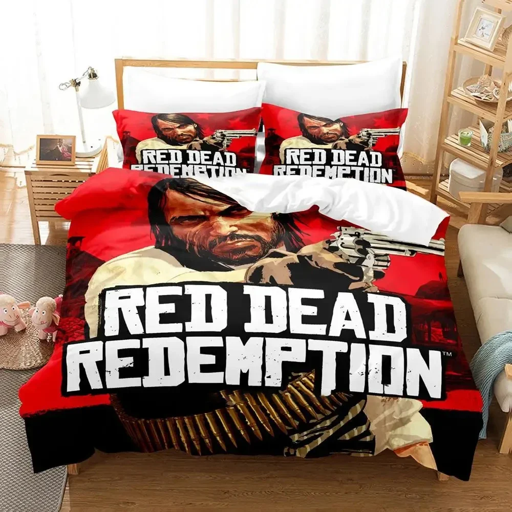 Комплект постельного белья Game Undead Nightmare Red Dead Redemption для мальчиков и девочек