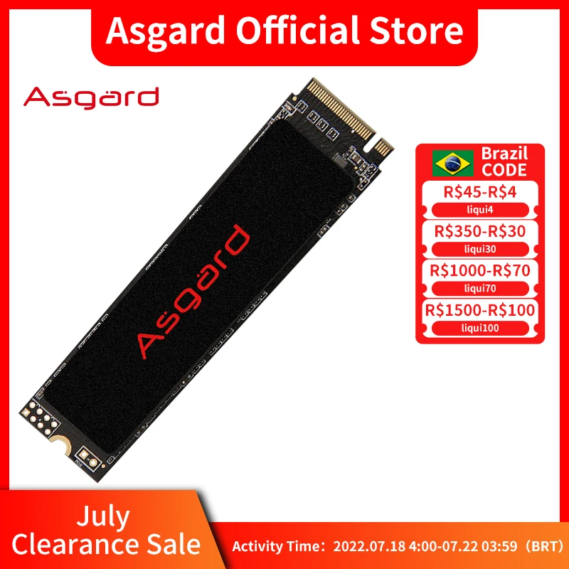 Asgard M.2 SSD 1 ТБ 2 m2 2280 pcle ssd внутренний жесткий диск m.2 NVMe PCIe3 X4 2100 м/с для ноутбука |