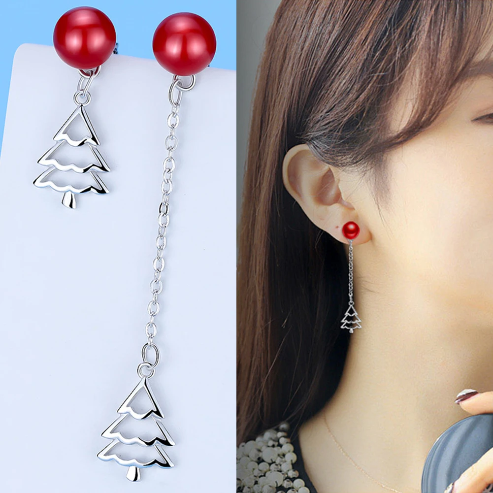 

2023 Trendy Statement Christmas Tree Earrings For Women Santa Claus Snowman Drop Earrings Jewelry Girls Christmas Gift Wholesale