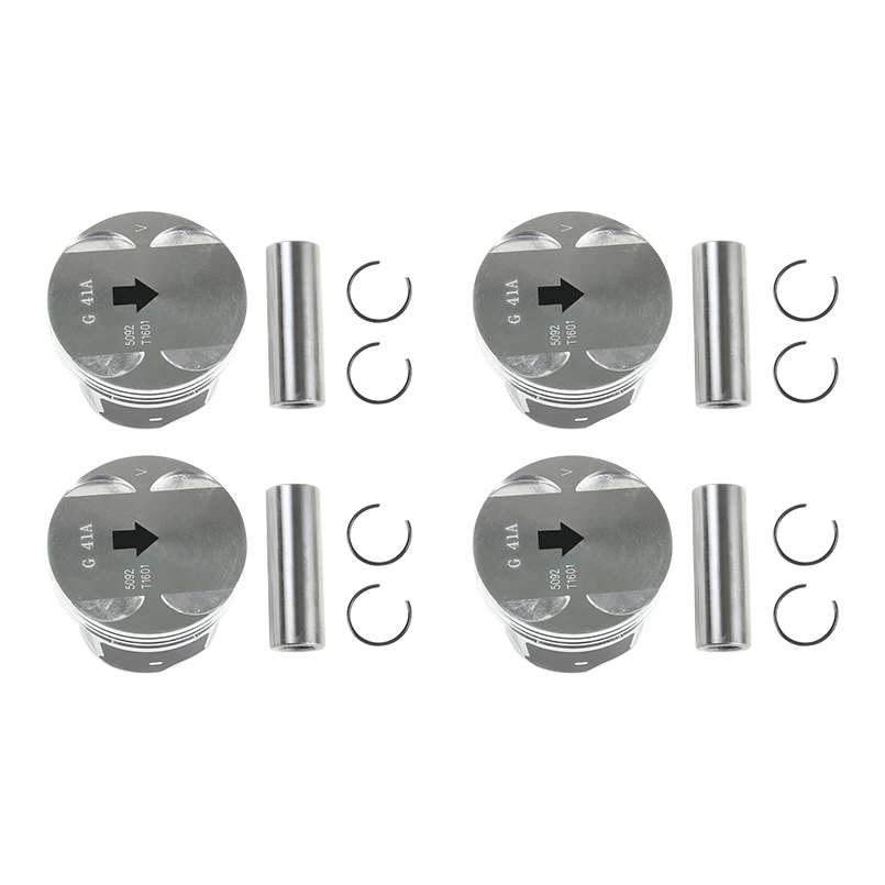 

4Pcs 12593744 12593745 2.4L Piston Kit Fit for Buick LaCrosse Regal Verano Chevrolet Cobalt GMC Pontiac Saturn 12578324 12578326