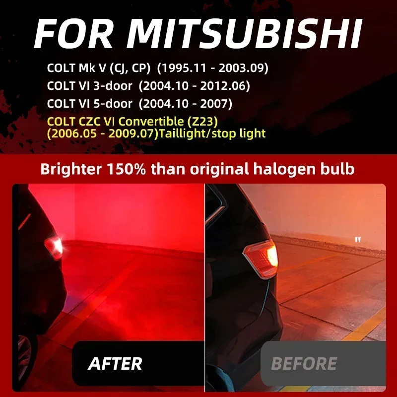 2 шт. светодиодные стоп-сигналы задние фонари красные автомобильные без ошибок